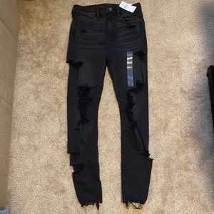 American Eagle black denim jeans